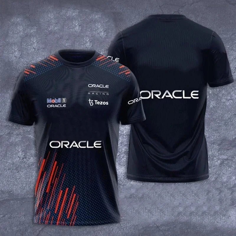 2024 New F1 T-shirts Formula One Lewis Hamilton Team Racing D Print Men Women Fashion O-neck Shirt Tees Tops Jersey Oversized - OnlineshopLand