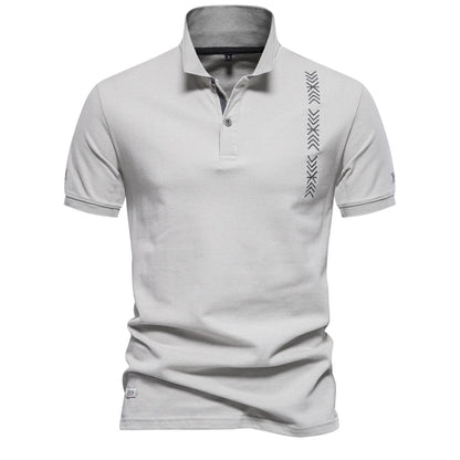 2024 New Summer 100% Cotton Polo Shirt for Men Brand Quality Embroidery Short Sleeve Mens Polos - OnlineshopLand