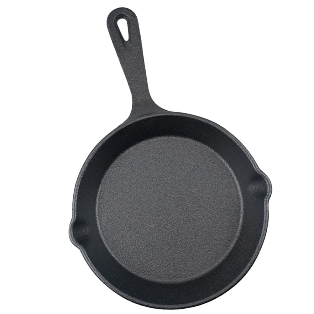 Cast Iron Skillet Small Egg Frying Pan Non Stick Skillets Mini Kitchen Essentials Cooking Tool Omelette Cooker - OnlineshopLand