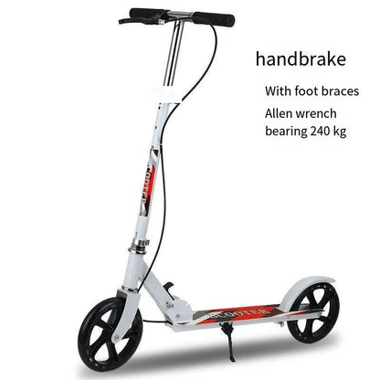 Children's Youth Adult Men Scooter Two-Wheeled Foldable - OnlineshopLand
