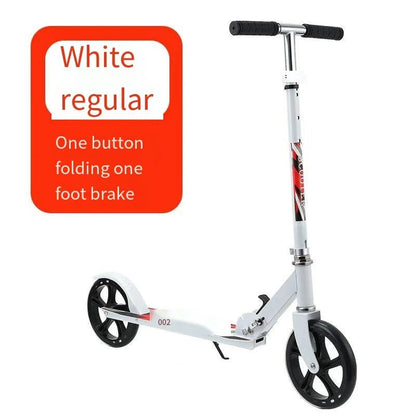 Children's Youth Adult Men Scooter Two-Wheeled Foldable - OnlineshopLand