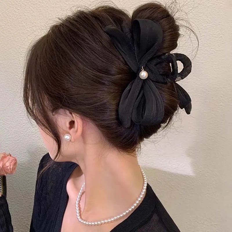 French Elegance Bow Hair Clip - OnlineshopLand