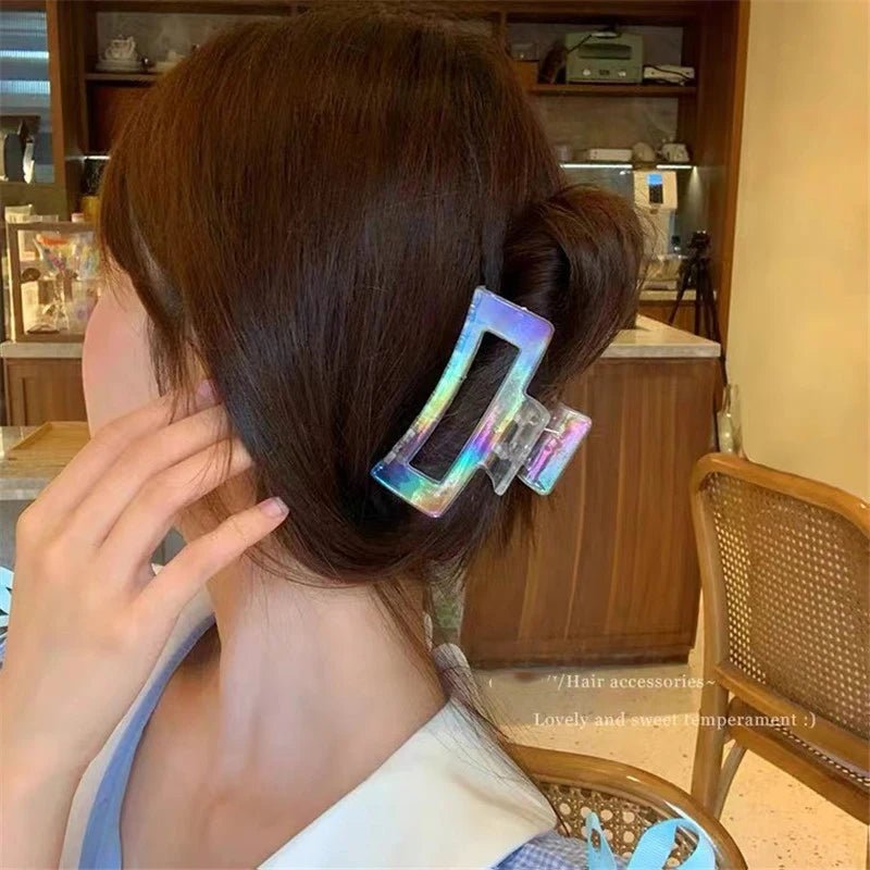 Korean Geometic Hair Claws Women - OnlineshopLand
