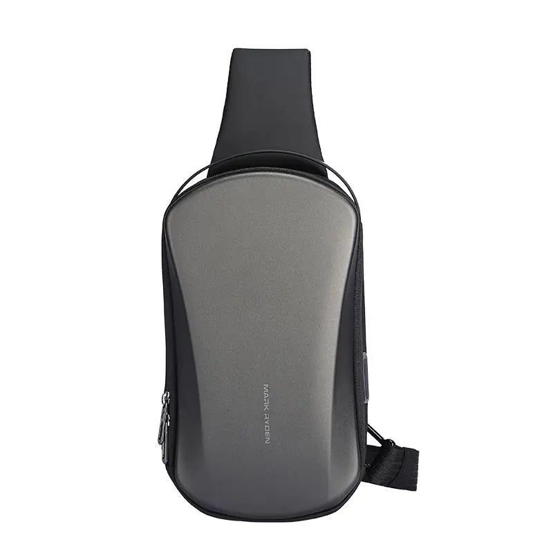 MarkRyden Multi-USB Crossbody: Waterproof Travel Shoulder Sling for Men - OnlineshopLand