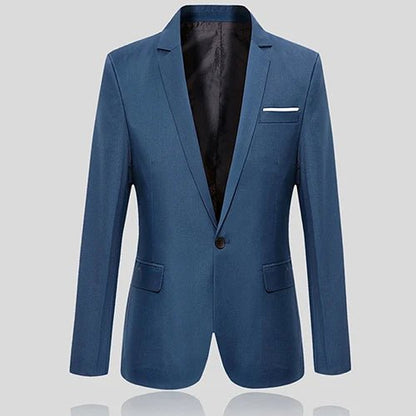 Men Blazers Slim Autumn Suit Blazer - OnlineshopLand