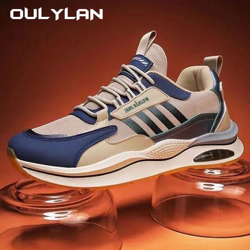 Men Fashion Mens Sneakers Outdoor Comfortable Durable Soft Male Running Platform Fashion Shoes - OnlineshopLand
