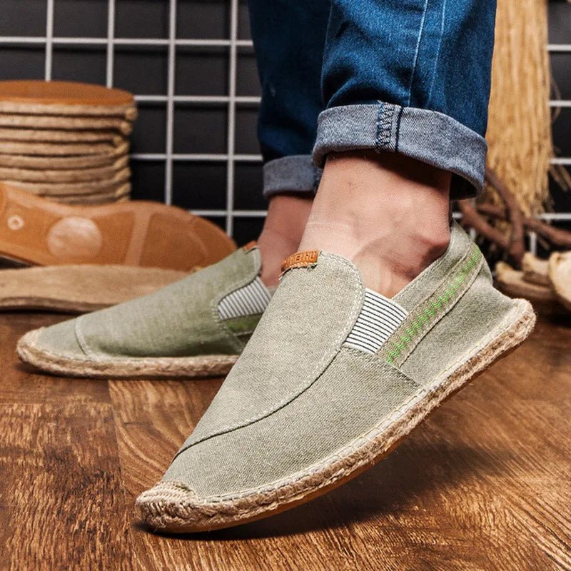 Mens Casual Vintage Loafers Flat H - OnlineshopLand