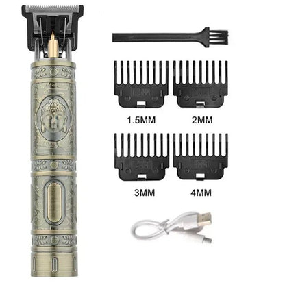 New Vintage T9 Electric Cordless Hair Cutting Machine Professional Hair Barber Trimmer For Men Clipper Shaver Beard Lighter - OnlineshopLand