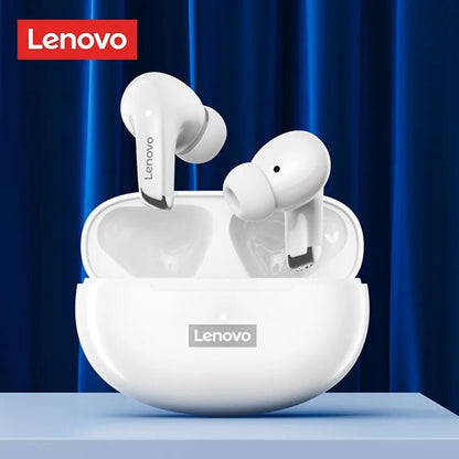 Original Lenovo LP5 Wireless Bluetooth Earbuds HiFi Music Earphones Headphones Sports Waterproof Headset With Mic Earbuds New - OnlineshopLand
