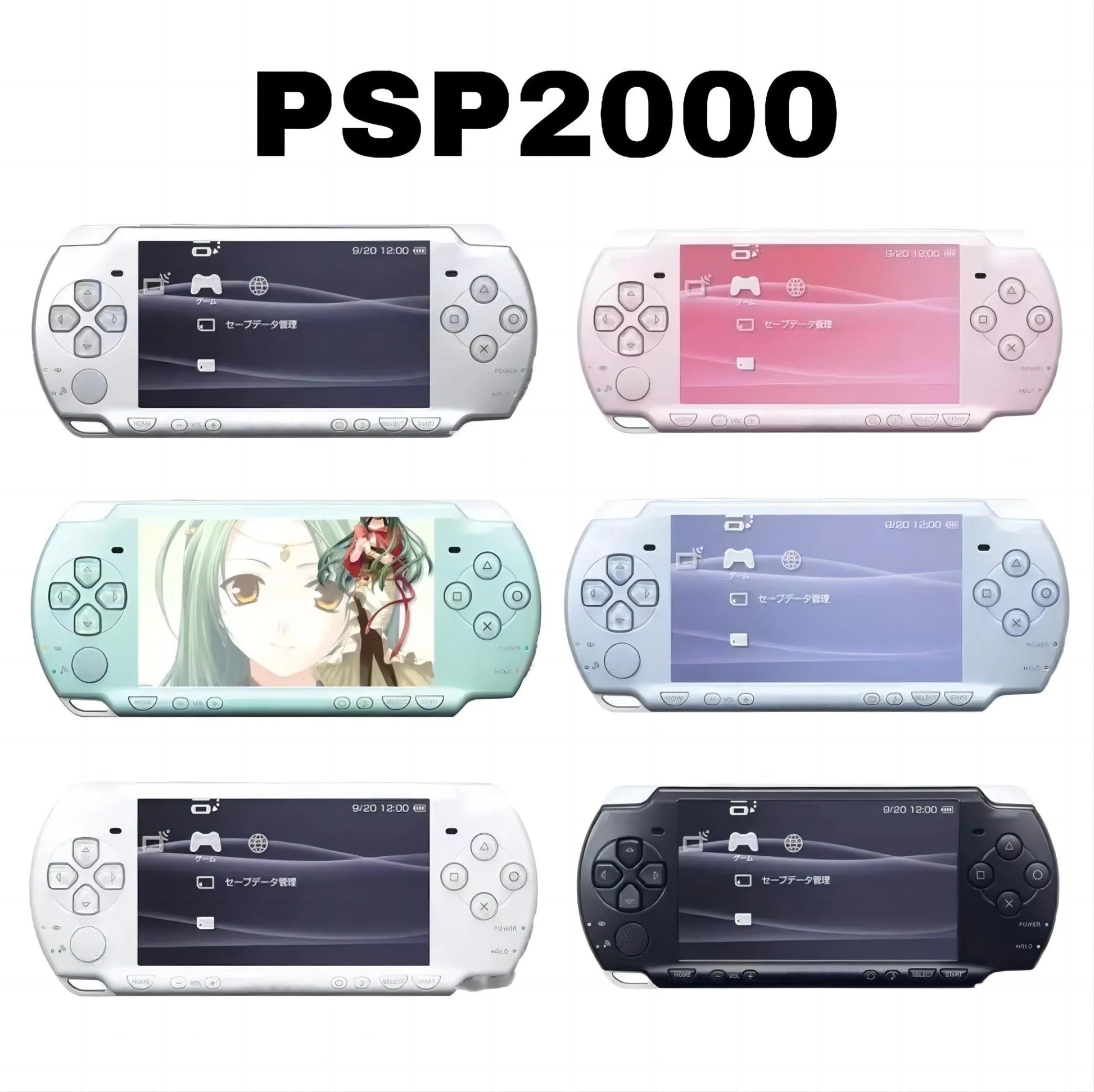 Original PSP 1000 2000 psp 3000 game console 32GB memory card includes free games, pre installed games, and ready to play - OnlineshopLand