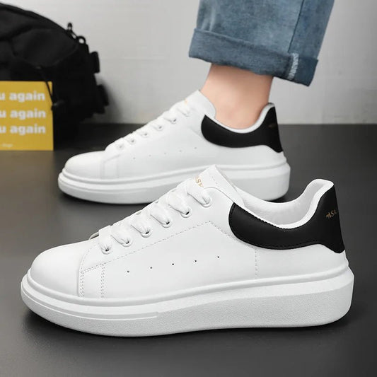 Platform Sneakers Men Autumn Fashion Casual Sport Shoes Outdoor Breathable Lightweight White Running Shoes Women Tennis Shoes - OnlineshopLand