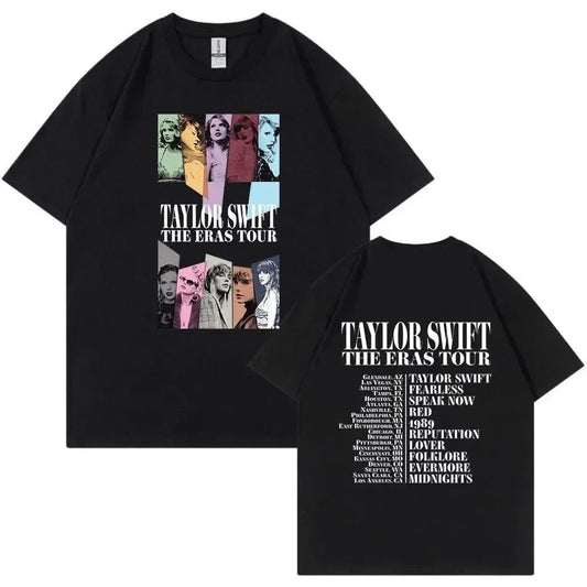 Trending Mens Tshirt Taylor Swift T-shirt Vintage Female Short Sleeve Tee Summer Men Print T Shirt for Fans Gift Clothing 2024 - OnlineshopLand