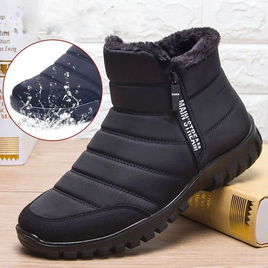 Winter Men Ankle Snow Boots Waterproo - OnlineshopLand