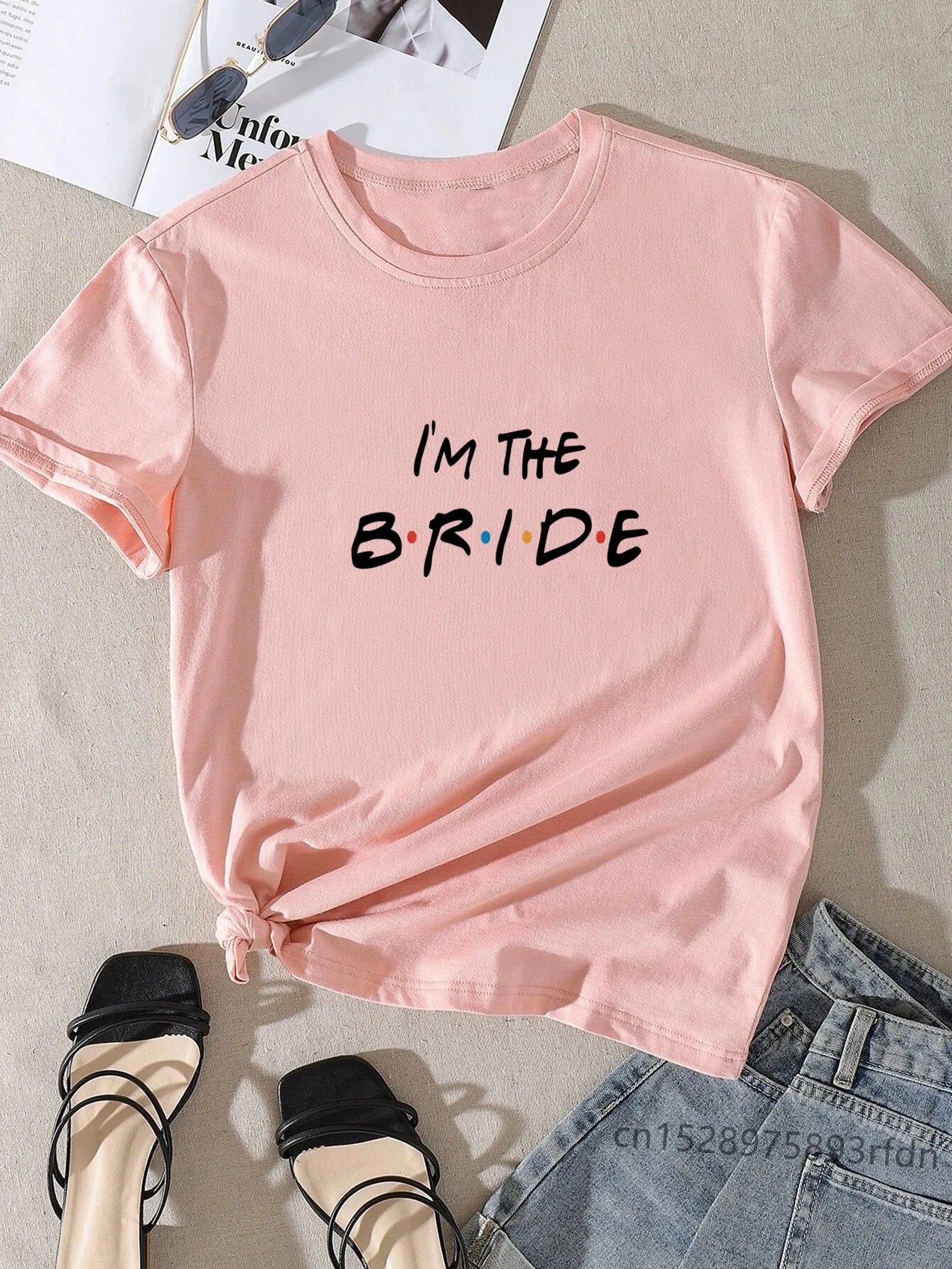 Women I Do Crew Will Be There For You Team Bride Bachelorette T-shirts Girl Evfj Hen Party Tops Tee Lady Birde To Be Clothes - OnlineshopLand