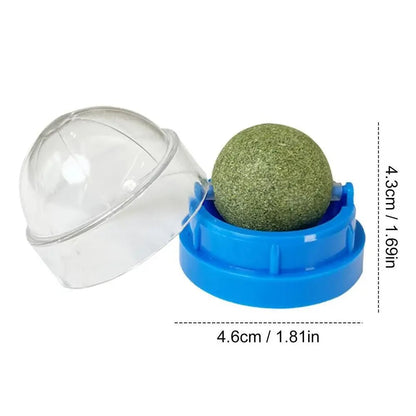 Cats Snack Pet Toys Kitten Licking Candy Clean Mouth Promote Digestion Mint Balls Supplies Home - OnlineshopLand