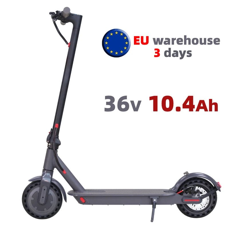 Electric Scooter 25KM/H Adult 8.5 Inches 350W 10.4Ah Foldable - OnlineshopLand