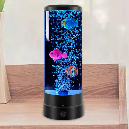LED Bubble Fish Lamp Table Lamp - OnlineshopLand